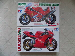 DUCATI 888 SUPERBIKE RACER & 916( TAMIYA 1/12th SCALE MOTORCYCLE SERIES NO.63 & 68 )