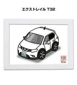 MKJP イラストA5フレーム付 エクストレイル T32 送料無料