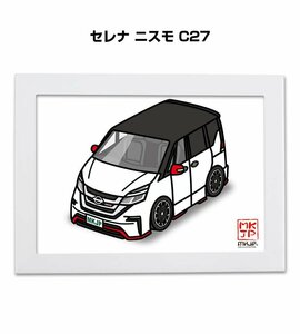 MKJP イラストA5フレーム付 セレナ ニスモ C27 送料無料