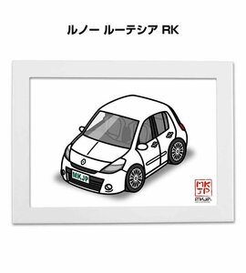 MKJP イラストA5フレーム付 ルノー ルーテシア RK 送料無料