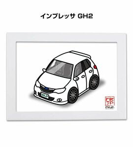 MKJP イラストA5フレーム付 インプレッサ GH2 送料無料