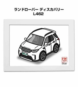 MKJP イラストA5フレーム付 ランドローバー ディスカバリー L462 送料無料