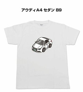 MKJP 半そでTシャツ アウディA4 セダン B9 送料無料