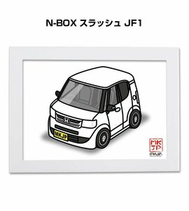 MKJP イラストA5フレーム付 N-BOX スラッシュ JF1 送料無料