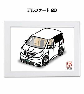 MKJP イラストA5フレーム付 アルファード 20 送料無料