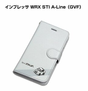 MKJP iPhoneケース 手帳型 スマホケース インプレッサ WRX STI A-Line GVF 送料無料