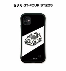 MKJP iPhoneケース グリップケース 耐衝撃 車好き プレゼント 車 セリカ GT-FOUR ST205 送料無料