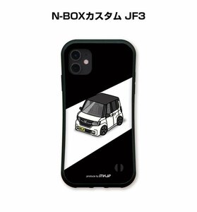 MKJP iPhoneケース グリップケース 耐衝撃 車好き プレゼント 車 N-BOXカスタム JF3 送料無料