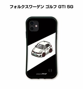 MKJP iPhoneケース グリップケース 耐衝撃 車好き プレゼント 車 フォルクスワーゲン ゴルフ GTI 5G 送料無料