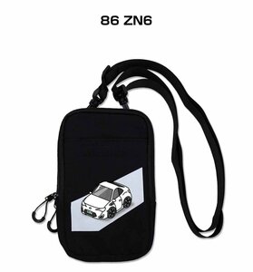 MKJP smartphone shoulder pouch car liking festival . present car 86 ZN6 free shipping 