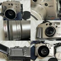 【RE-6】コンパクトデジタルカメラ ビデオカメラまとめて11台セット！Canon PC1084.PC1015,OLYMPUS μ-10.X-450,SANYO DMX-CG100/ヤマト80s_画像3