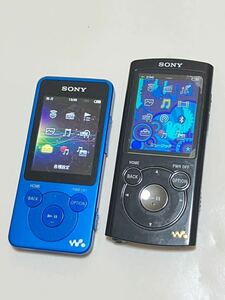 【RD-14】動作品☆SONY ソニー WALKMAN デジタルウォークマン2台セット！NW-S764(8GB)+NW-E083(4GB) 本体のみ/ネコポス230円