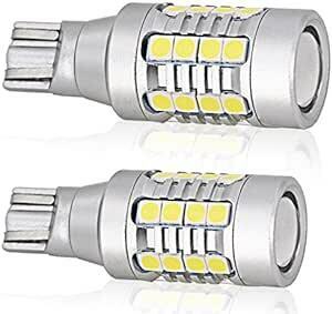 TORIBIO T16 LED バックランプ 爆光 4000ルーメン/2個 無極性 DC10-30V 28SMD 3030 LED