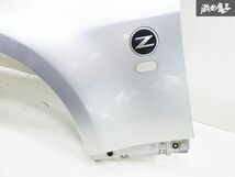 日産純正 Z33 フェアレディZ 前期 フロントフェンダー 左 助手席 シルバー 棚2G2A_画像5