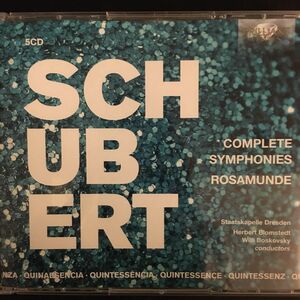 ブロムシュテット指揮シュターツカペレドレスデン シューベルト交響曲全集、他(5枚組)