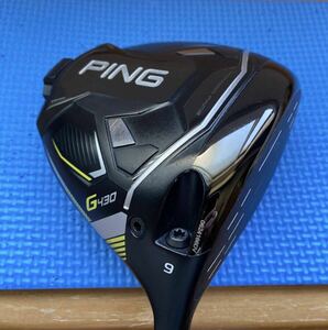 中古極美品☆PING ピン☆G430MAXドライバー☆9°☆ TOUR 2.0 CHROME 65 S