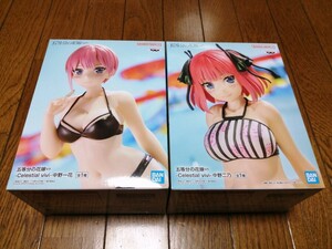 定形外送料710円 五等分の花嫁∽ Celestial vivi 中野一花 & 中野二乃 フィギュア 2種セット 新品未開封 同梱可能