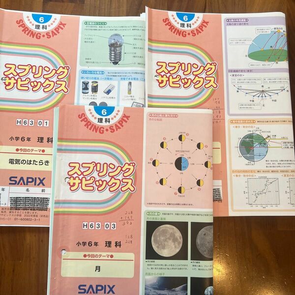 SAPIX 理科 6年 春期講習