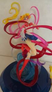  junk [ Pretty Soldier Sailor Moon ] figure * month ..../ figure body. height approximately 16cm* left hand elbow from . lost, other damage equipped 