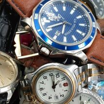 1円～！ 腕時計 大量 約6㎏！ まとめ売り ジャンク メンズ レディース セイコー SEIKO RELIC SWISS ARMY 他 クォーツ Watch LOT セット P01_画像5