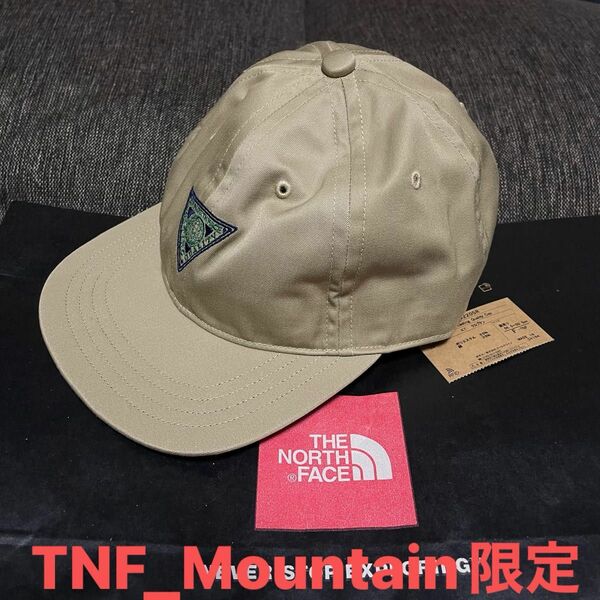 ノースフェイスマウンテン限定 キャップ【Lasting Quality Cap】ケルプタン ベージュ 帽子 Mountain限定