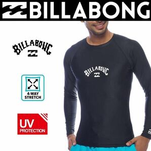 BILLABONG 長袖 ラッシュガード メンズ 日焼け止め ビラボン 水着 コンプレッション XL Bk