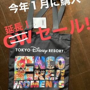 更に値下げ！東京ディズニーリゾート 『ENCORE！THE MOMENTS』アンコール！ザ・モーメンツ トートバッグ定価３５００円