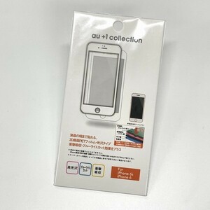 秋葉原万世商会ヤフオク店 売り切り 新品(未開封) au+1 collection iPhone 6s用高光沢3D液晶全面保護フィルム/ホワイト R05L013W