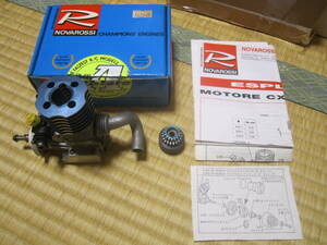 新品 ノバロッシ CX15 GP CAR ENGINE 2.5cc 2速 付属 NOVAROSSI 37640円の品(税 送料別) 展示品 エンジンマウント とか色々付いててお得