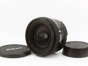 【完動品・美品】 Nikon AF NIKKOR 20mm F2.8 D 動作確認済み ニコン オートフォーカス 広角レンズ