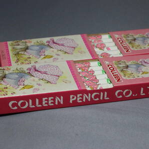 昭和レトロ コーリン鉛筆 №3650 少女柄鉛筆 HB 2ダース 未使用 廃盤 当時物の画像4