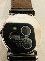 【KJ-3786SK】1円～ WAKO クオーツ 腕時計 4J40-HAB0 不動品 コレクション プレゼント ギフト 時計 シンプル 動作未確認_画像8
