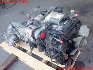 2UPJ-14212003]LandCruiserPrado(LJ78W)engineTransmissionset（補器類・ECUincluded） 2L-TE AT 中古