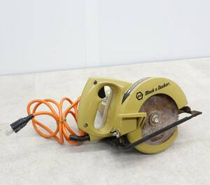 ◆電動工具 ｜電王丸のこ｜BLACK+DECKER ブラック＆デッカー #7300-03/01 ｜大工道具 DIY ■P1261