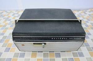 * Showa Retro l tape recorder lNational National RQ-505 junk treatment JUNKl open reel that time thing rare rare #N6673
