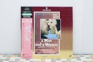 ● ｜男と女 A MAN AND AWOMAN｜ワーナーブラザーズ NJEL-11655 ｜アヌーク エーメ レーザーディスク LD■N5517