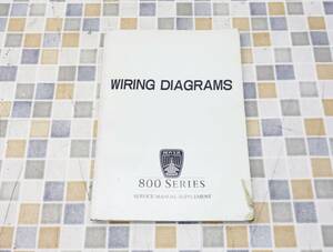 ∨ローバー ｜WRING DIAGRAMS｜ROVER 800 SERIES 日本語｜電気回路図 AKM5857 マニュアル■O7876