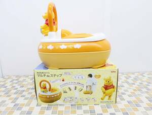 ^ l Winnie The Pooh multi de step l Aprica goods for baby l toilet training potty Disney object age :1~6 -years old about #N8268