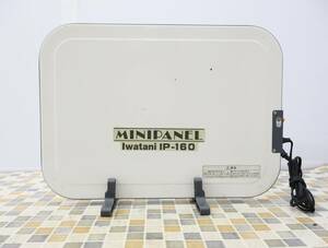 ^ USEDl retro electric panel heater lIwatani Iwatani IP-160 Mini panel heater l 160W #O4837