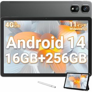 Blackview Tab16Pro Android 14 タブレット 11インチ 16GB+256GB+1TB拡張 アンドロイド