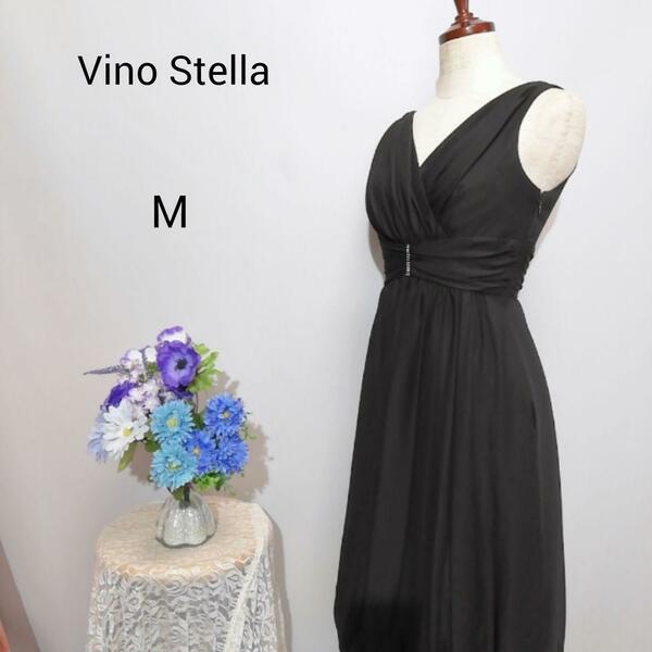 Vino Stella 極上美品　ドレス　ワンピース　パーティー　黒色　Мサイズ