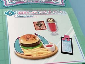 #6 довольство чувство вдоволь! рукоятка burger plate *Hamburger* Miku's Cafe* Hatsune Miku Cafe * Lee men toRe-MeNT!!