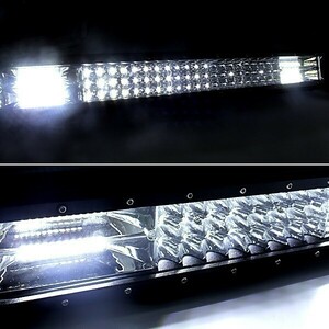 LED ワークライト 作業灯 324W 58.5cm ライトバー 23インチ 防水IP67 16200lm ハイパーコンボ 防水 防塵 驚異的照射 IP67 12V 24V