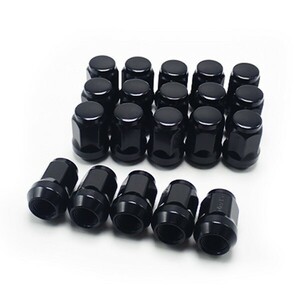 1 jpy ~ M14×1.5 wheel nut 20 piece 19HEX sack type reksa stand la Land Cruiser Sequoia LS460 LS600 LX570 black 1a