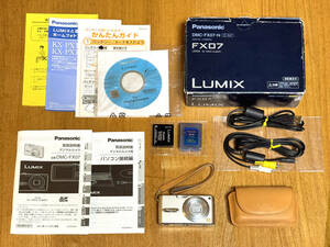 ★美品・送料込★Panasonic パナソニック LUMIX ルミックス DMC-FX07 -N グロスゴールド LEICAライカ DC VARIO-ELMARIT 光学式手ブレ補正