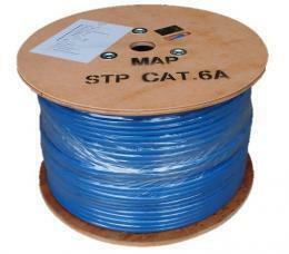 STPカテゴリー6A　LANケーブル　1巻　305m 23AWG シールド