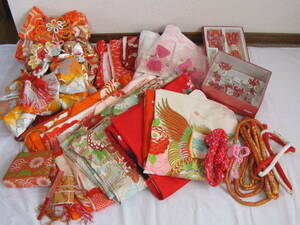  "Семь, пять, три" * ребенок девочка кимоно * obi * мелкие вещи и т.п. * совместно комплект переделка для и т.п. 