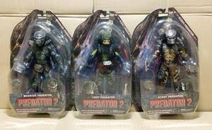 [ unopened ]NECAneka[ Predator 2] Warrior -| Lost | ska uto3 kind set :7 -inch action * figure series 6