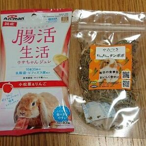 おなかよろこぶ 腸活生活ウサちゃんジュ &やみつきむしゃむしゃタンポポ サンプル