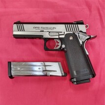 【中古現状品】★東京マルイ　Hi-CAPA　Custom　ハイキャパカスタム　デュアルステンレス　OPS-Tactical.45　ガスブローバック_画像2